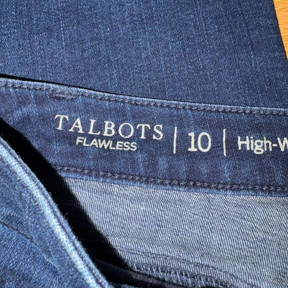 Talbots Flawless High Waist Straight Leg Jeans - Picture 3 of 5